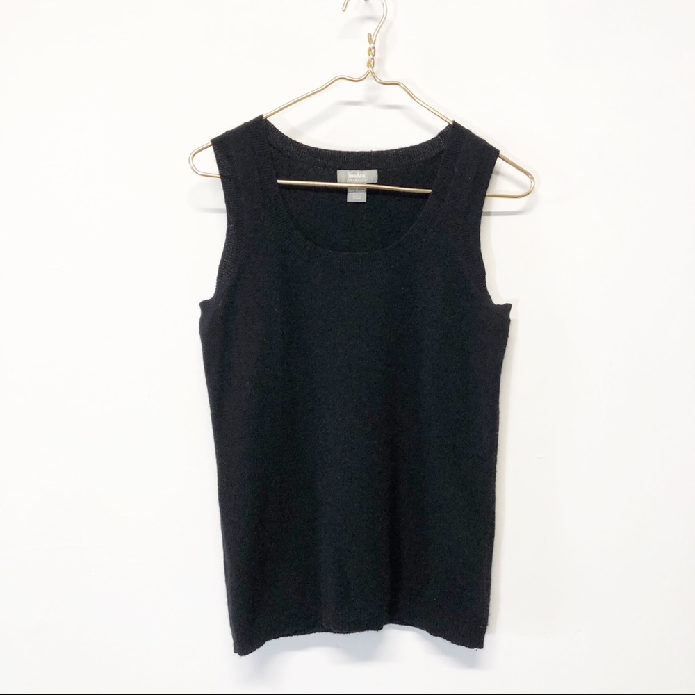 NEIMAN MARCUS small cashmere tank top sweater